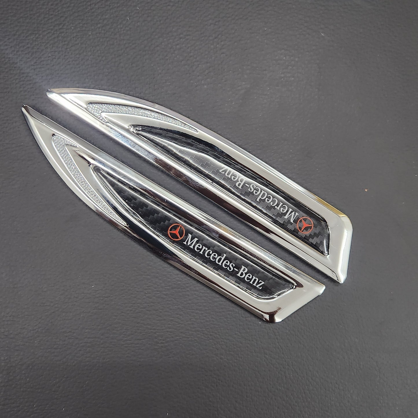 Metal Fender Side Emblem Decal 2pcs