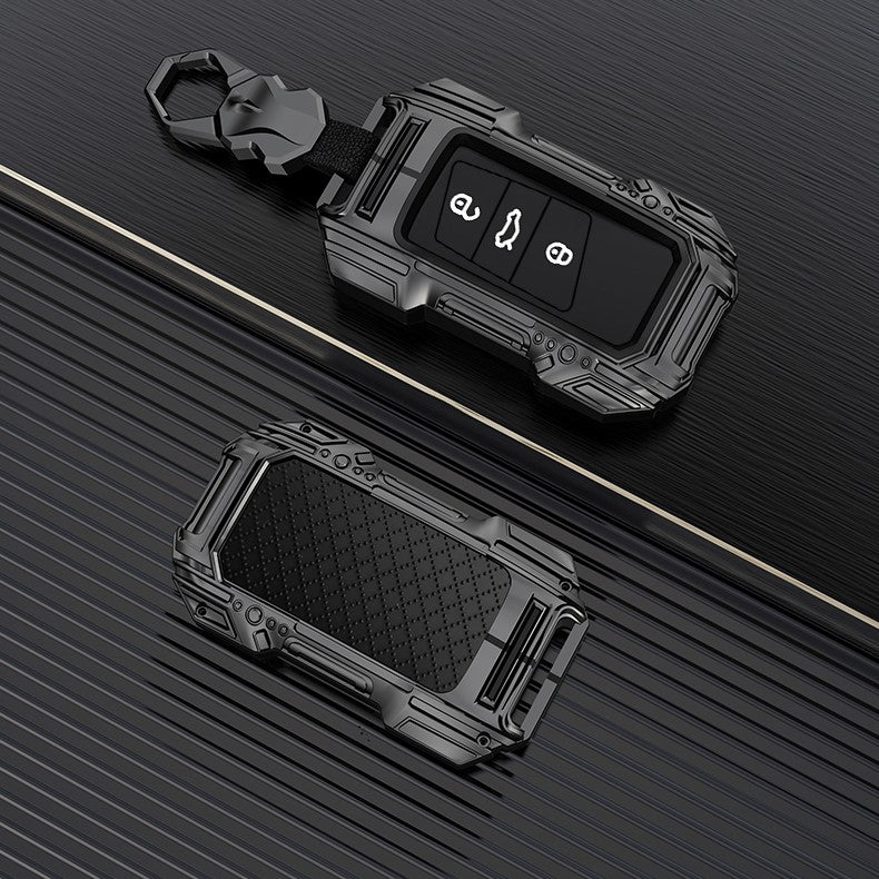 Skoda/Volkswagen New Remote Key Premium Batman Metal Alloy Keycase with Holder & Rope Chain