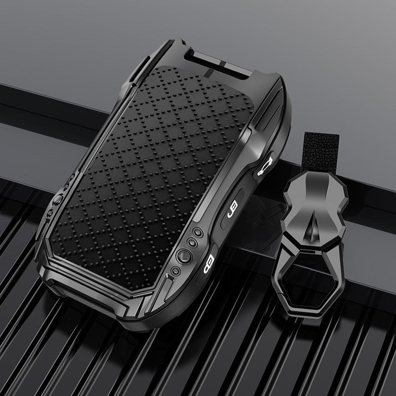 Volvo Premium Batman Metal Alloy Keycase with Holder & Rope Chain