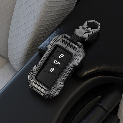 Skoda/Volkswagen New Remote Key Premium Batman Metal Alloy Keycase with Holder & Rope Chain