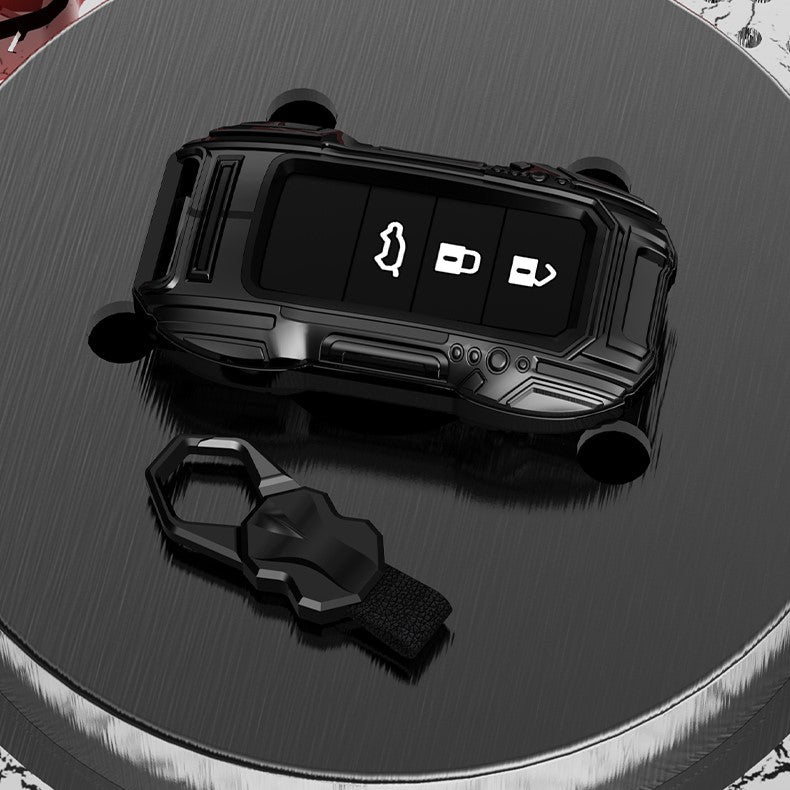 MG Hector v2.0 Premium Batman Metal Alloy Keycase with Holder & Rope Chain