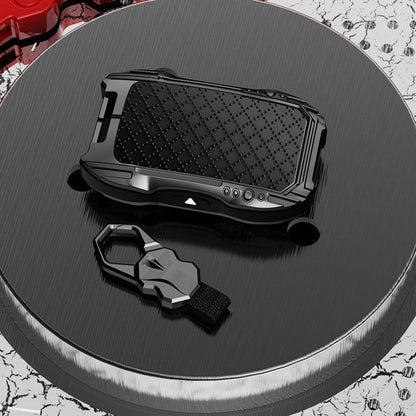 Volvo Premium Batman Metal Alloy Keycase with Holder & Rope Chain