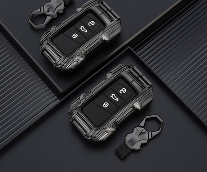 Skoda/Volkswagen New Remote Key Premium Batman Metal Alloy Keycase with Holder & Rope Chain
