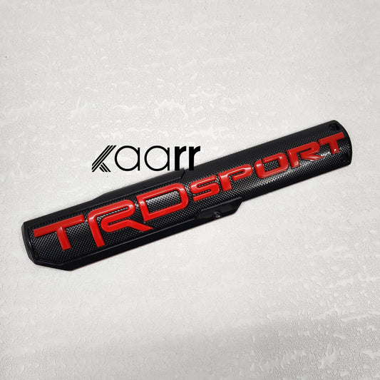 3D TRD SPORT Sticker Decal Red (30 x 6 cm)