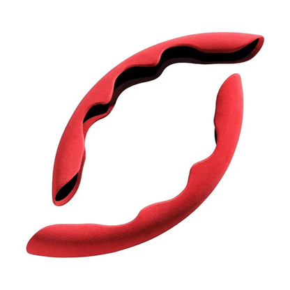 Velvet Red Steering Wheel Sleeves