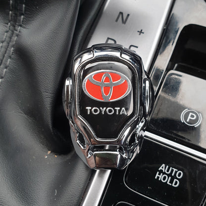 Universal Car Engine Start Stop Switch Button Cover (Metal Chrome)