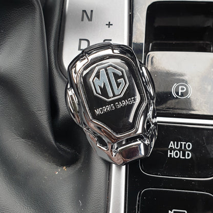 Universal Car Engine Start Stop Switch Button Cover (Metal Chrome)