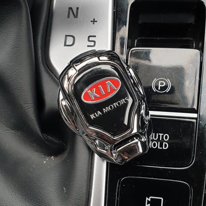 Universal Car Engine Start Stop Switch Button Cover (Metal Chrome)