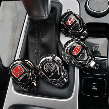 Universal Car Engine Start Stop Switch Button Cover (Metal Chrome)