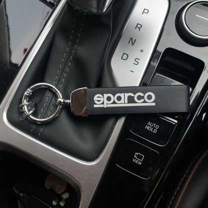 Leather Rope Car Keychain