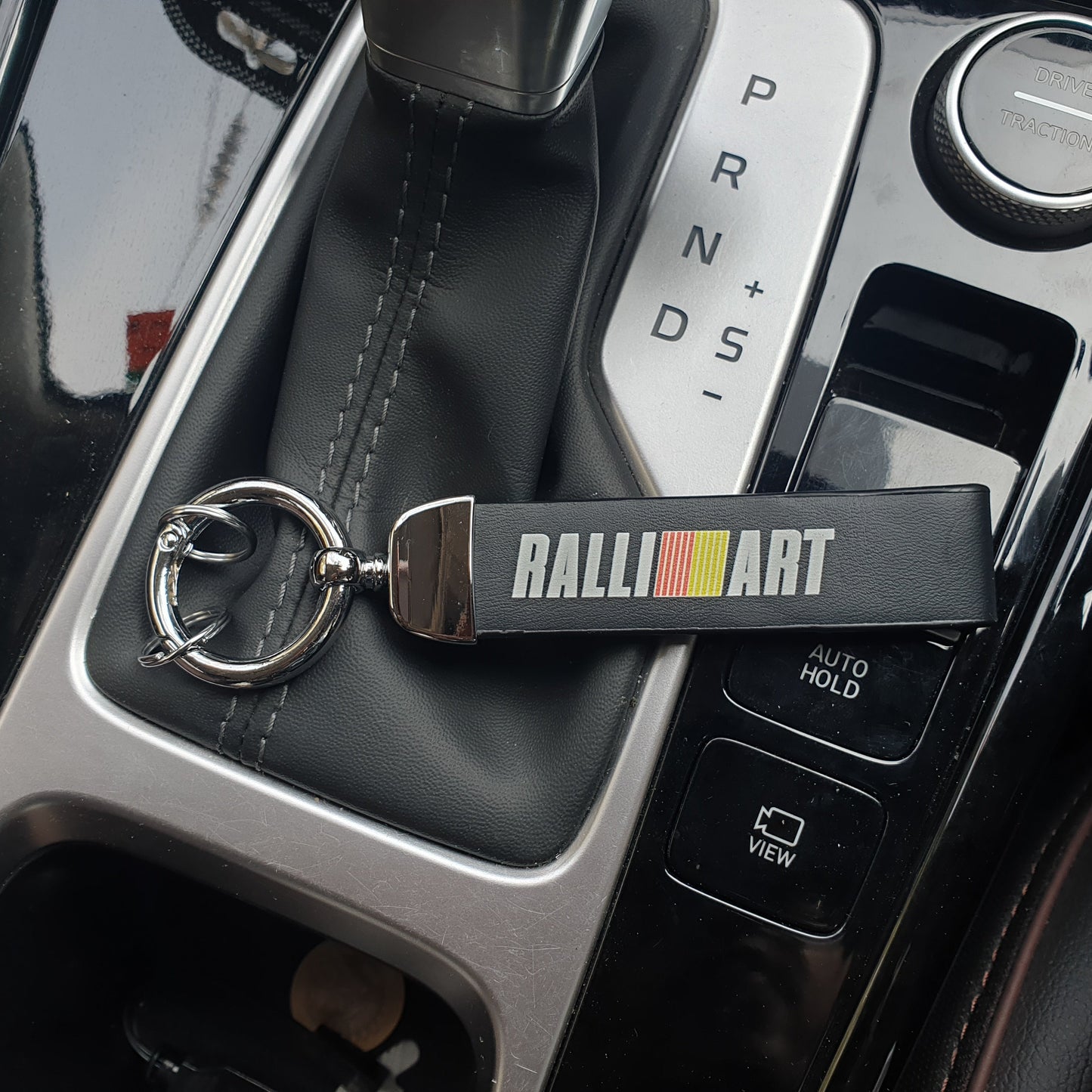 Leather Rope Car Keychain
