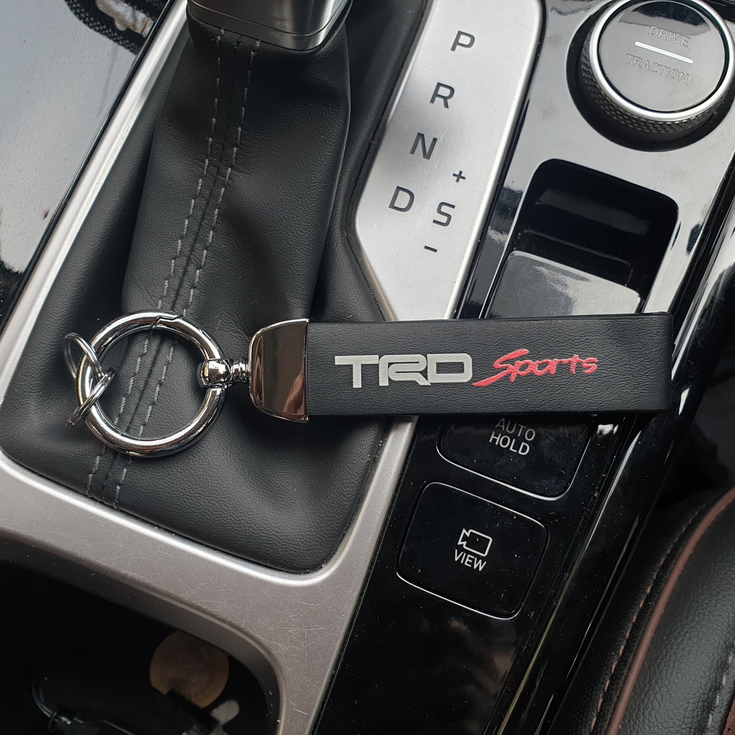 Leather Rope Car Keychain