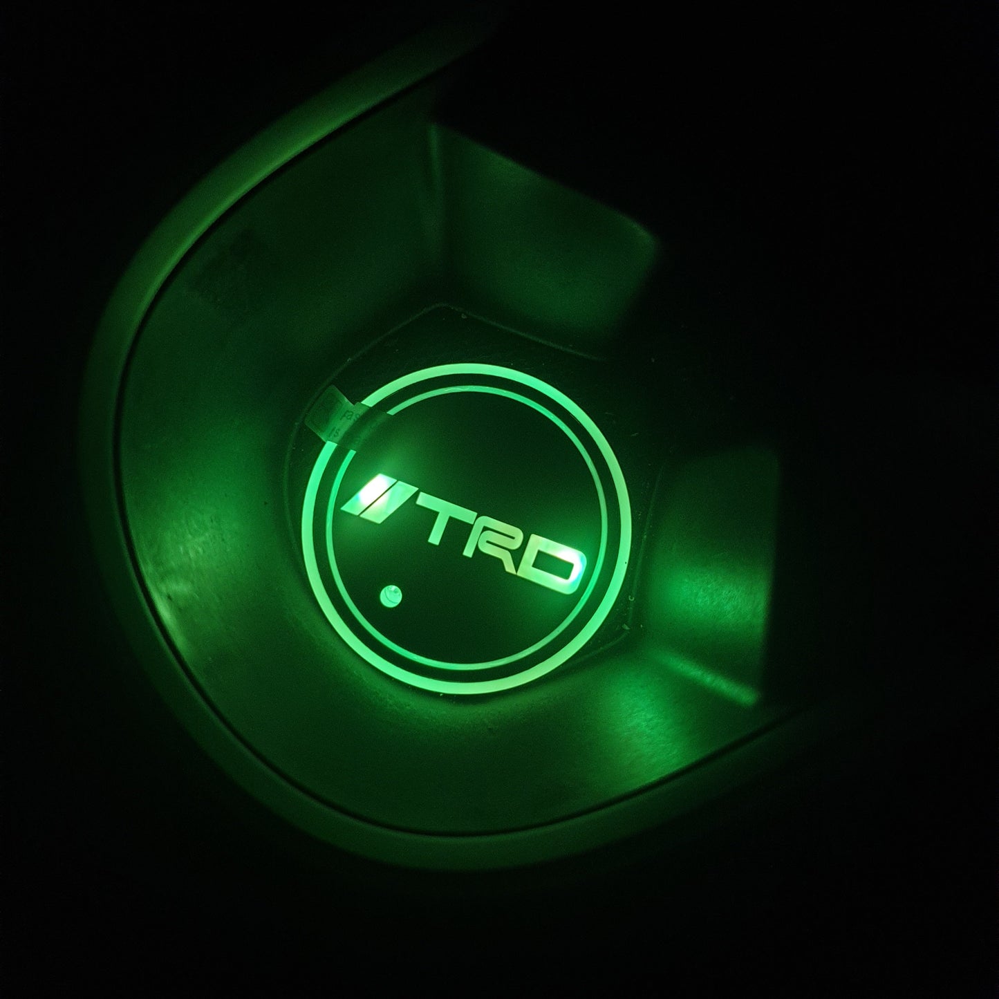LED Car Cup Holder Lamp Light 2 pcs