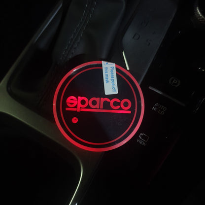 LED Car Cup Holder Lamp Light 2 pcs
