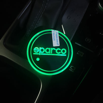 LED Car Cup Holder Lamp Light 2 pcs
