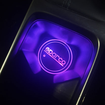LED Car Cup Holder Lamp Light 2 pcs