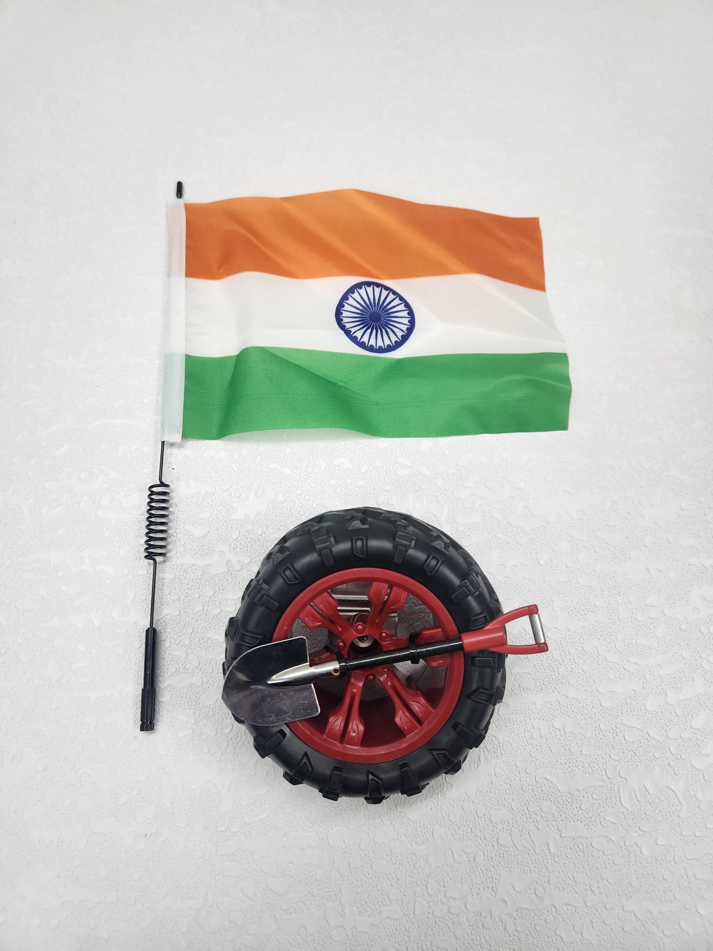 Miniature Spare Tyre Flag Shovel (Premium Quality)