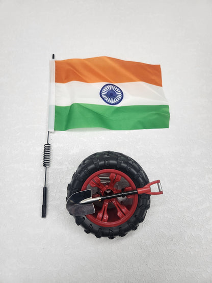 Miniature Spare Tyre Flag Shovel (Premium Quality)