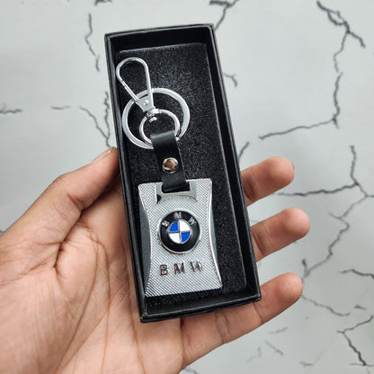 Crystal Logo Car Keychain