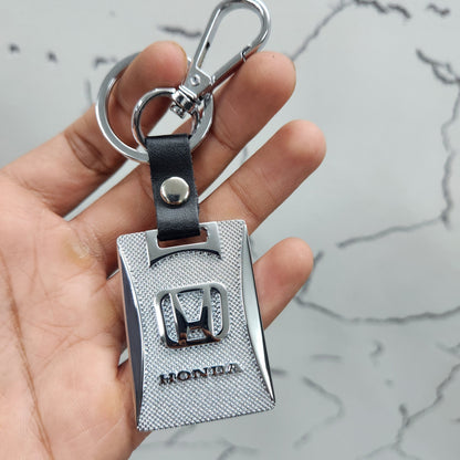 Crystal Logo Car Keychain