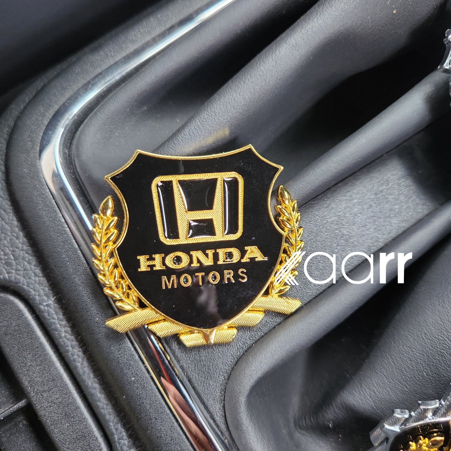 3D Owners Club v2.0 Car Metal Emblem Badge Sticker Decal (Gold)