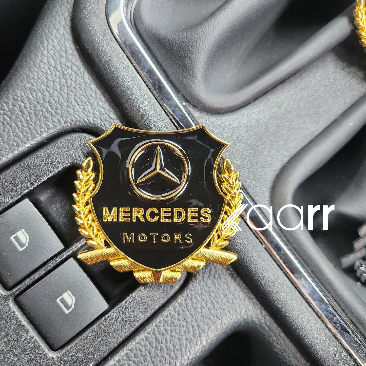 3D Owners Club v2.0 Car Metal Emblem Badge Sticker Decal (Gold)