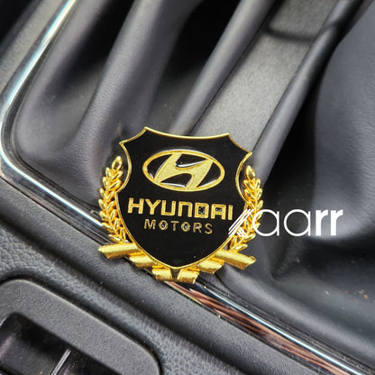 3D Owners Club v2.0 Car Metal Emblem Badge Sticker Decal (Gold)