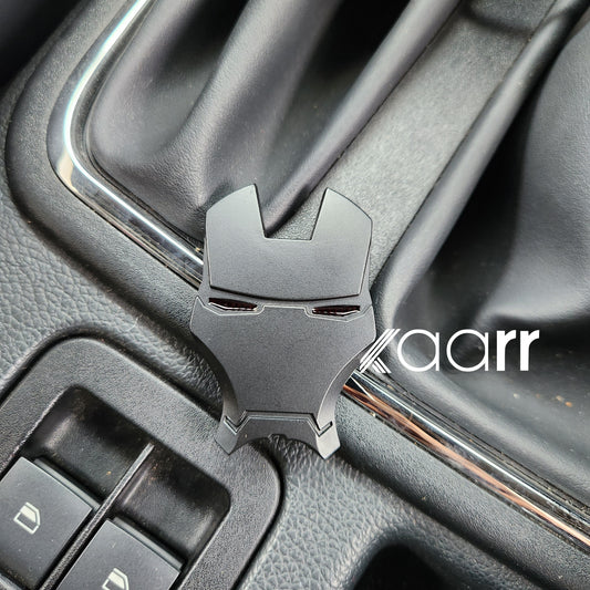 3D Iron Man Metal Sticker Decal Black Eye (6 x 4 cm)