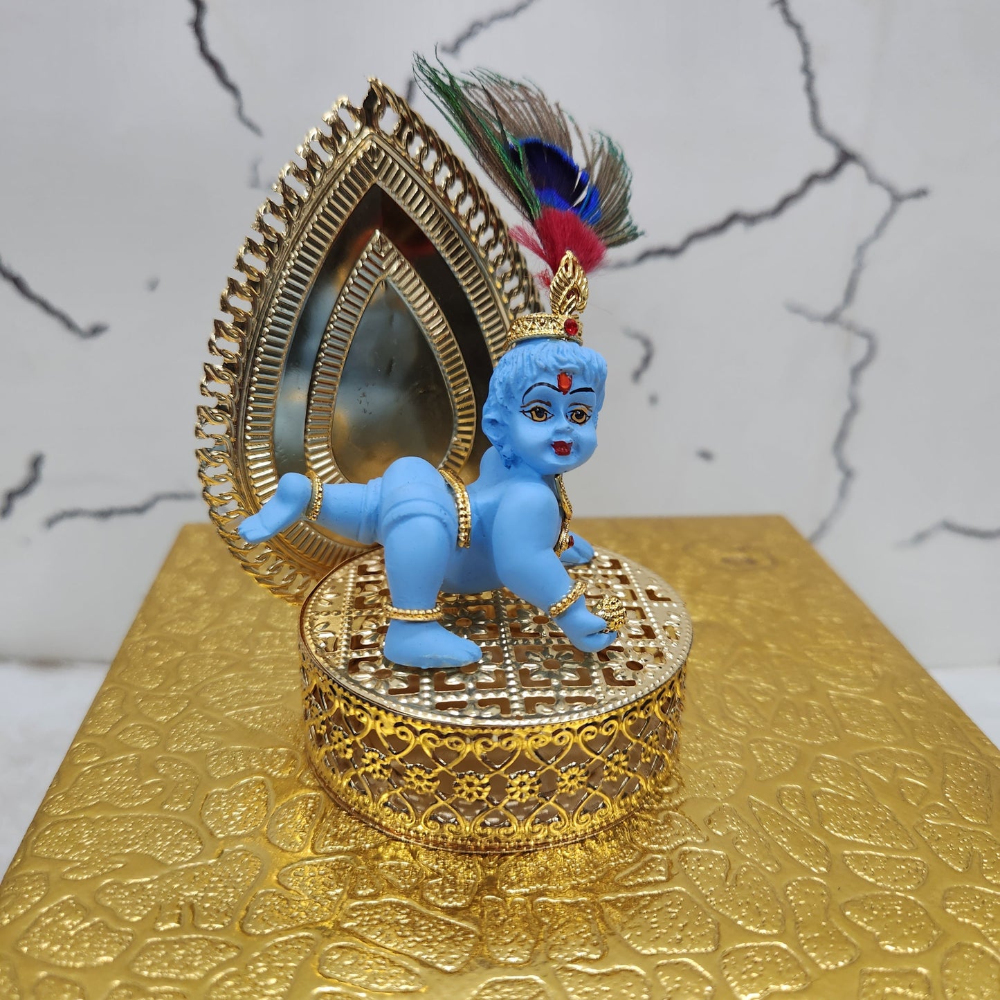 Laddu Gopal Ji with Singhasan