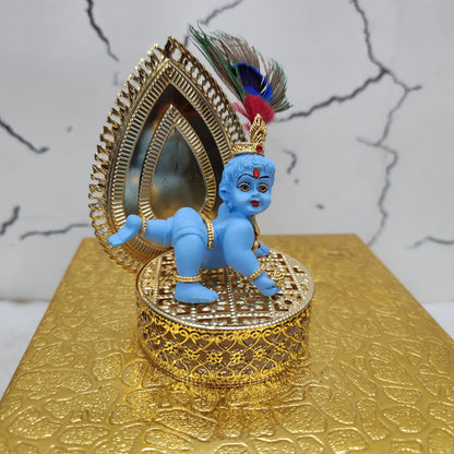 Laddu Gopal Ji with Singhasan