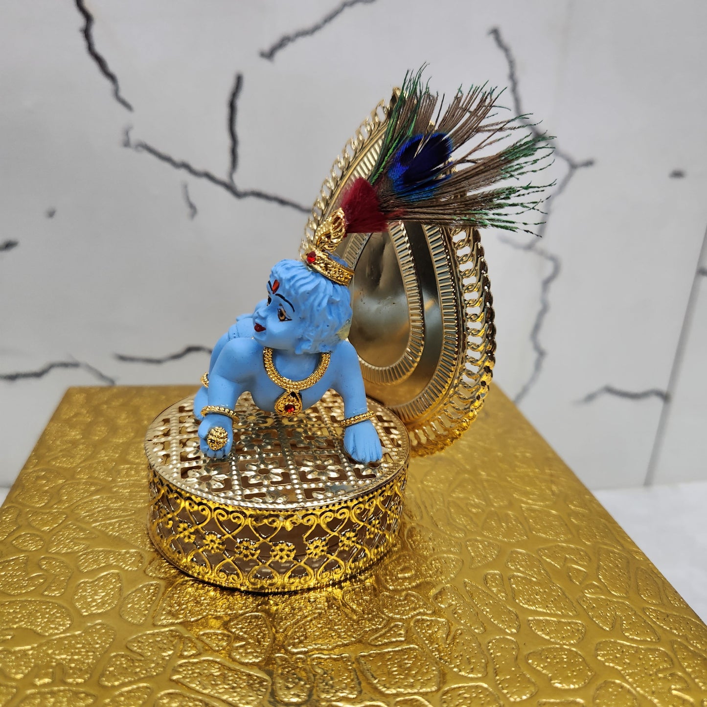 Laddu Gopal Ji with Singhasan