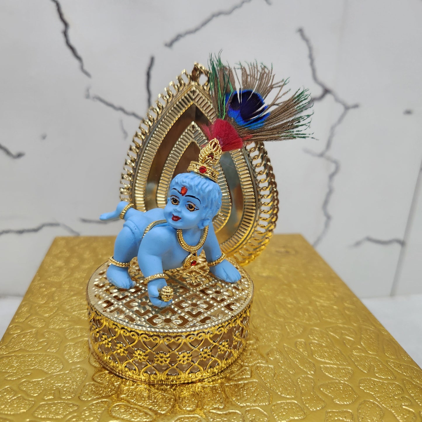 Laddu Gopal Ji with Singhasan