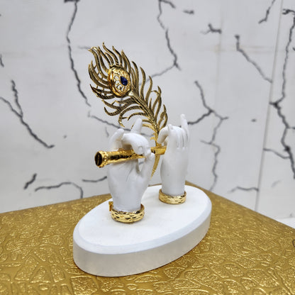 Krishna Hands holding Bansuri