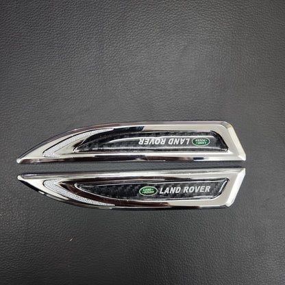 Metal Fender Side Emblem Decal 2pcs
