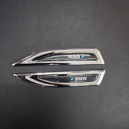 Metal Fender Side Emblem Decal 2pcs