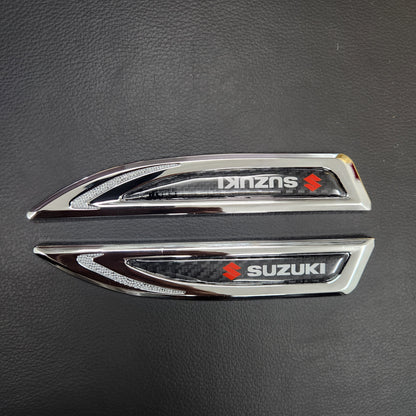 Metal Fender Side Emblem Decal 2pcs