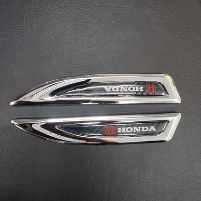Metal Fender Side Emblem Decal 2pcs