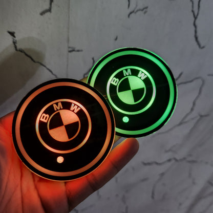 LED Car Cup Holder Lamp Light 2 pcs