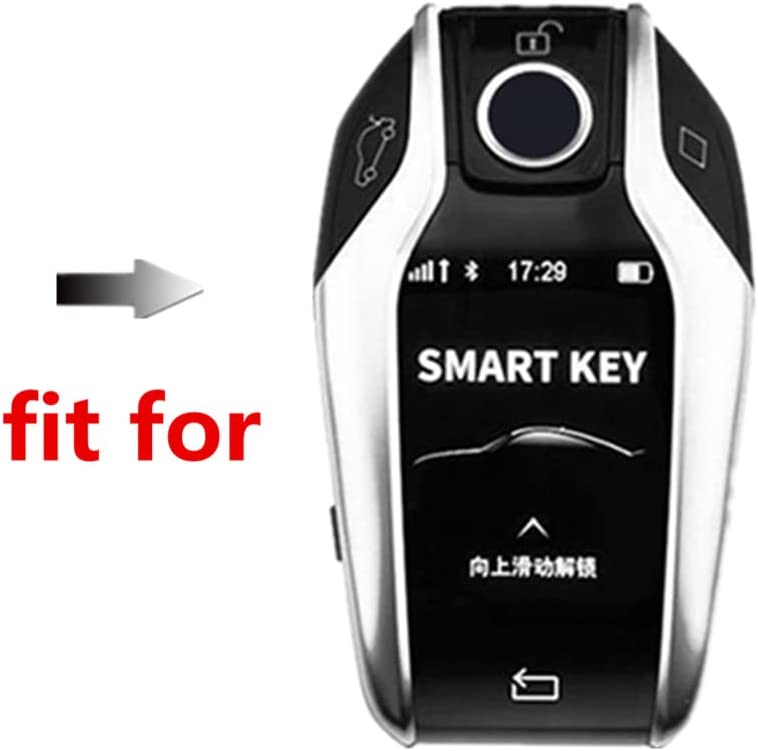 BMW LCD Key Premium Batman Metal Alloy Keycase with Holder & Rope Chain
