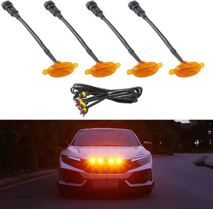 Front Grille LED Light (Set of 4 Pcs)