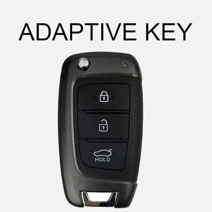 Hyundai Verna Old Flip Key Carbon Abs Keycase with Chain