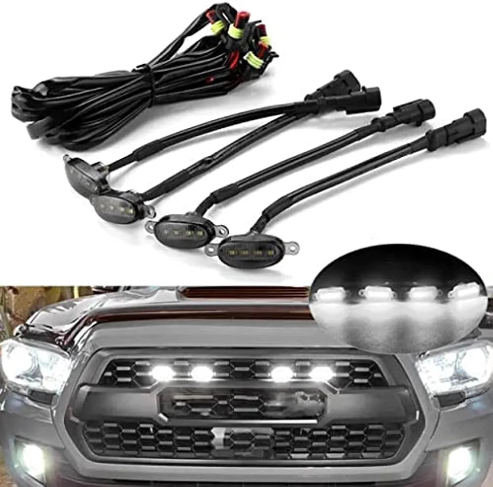 Front Grille LED Light (Set of 4 Pcs)