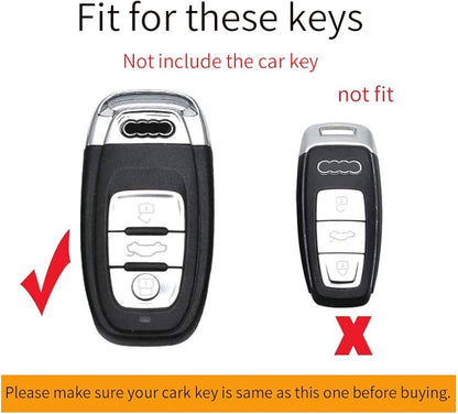 Audi Old Key Premium Batman Metal Alloy Keycase with Holder & Rope Chain