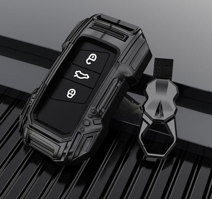 Skoda/Volkswagen New Remote Key Premium Batman Metal Alloy Keycase with Holder & Rope Chain