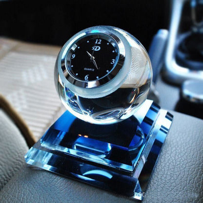 Crystal Ball Clock Car Perfume Heavy