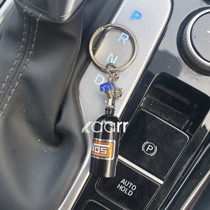 Nos Cylinder Luxury Metal Keychain