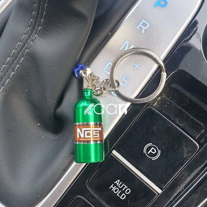 Nos Cylinder Luxury Metal Keychain