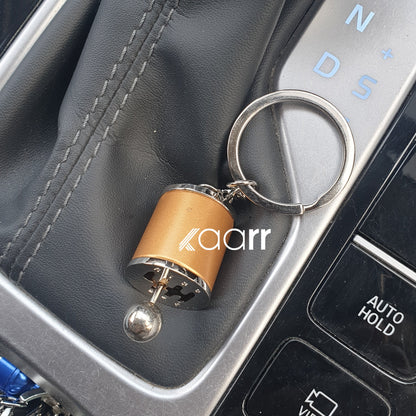 Gear Box Luxury Metal Keychain