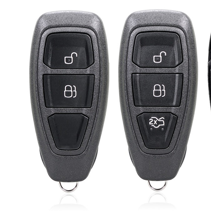 Ford Ecosport Push Button Remote Key Premium Batman Metal Alloy Keycase with Holder & Rope Chain