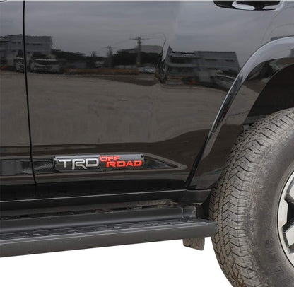 3D TRD Off Road Sticker Decal Red/Grey (30 x 6 cm)